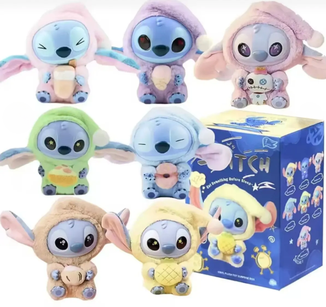 Stitch Peluş Oyuncak Stich Sürpriz Paket Peluş Askılı 15 cm